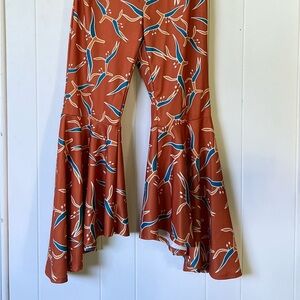 Stylish Rust Patterned Jumpsuit